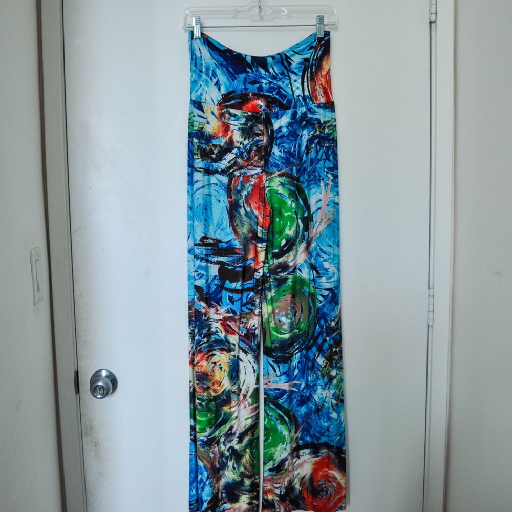 Palazzo Pattern Pants - image 2